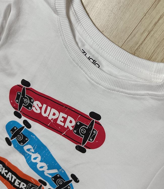 Boys Printed Crew Neck Pullover