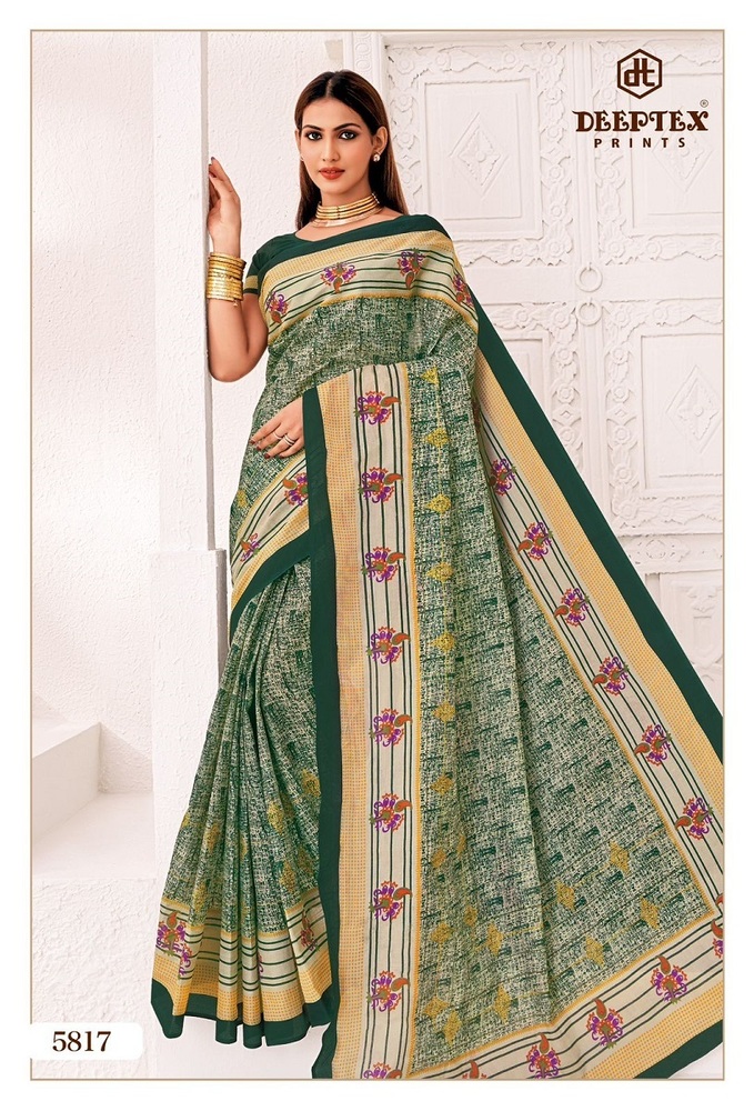 Deeptex Mother India Vol-58 Cotton Saree