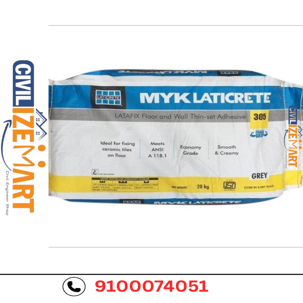 MYK LATICRETE LATAFIX 305 (20KG)-THINSET ADHESIVE WHOLESALER FROM HYDERABAD