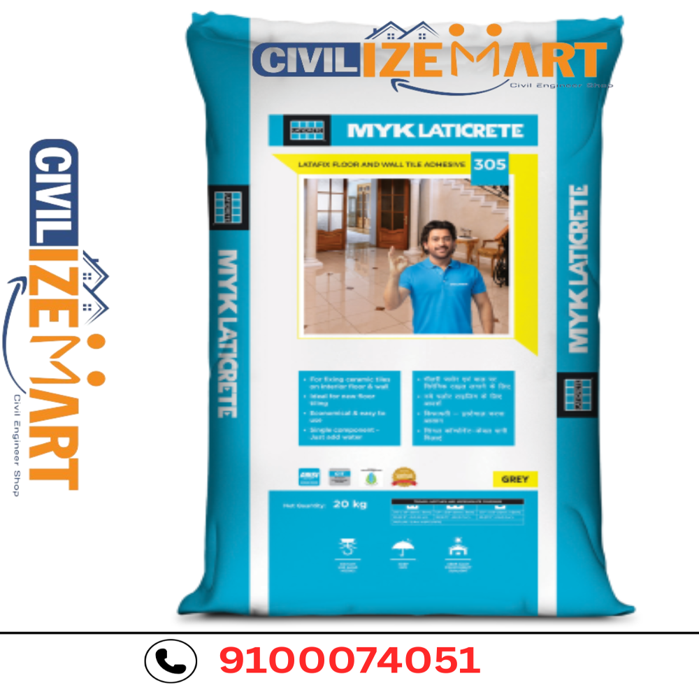 MYK LATICRETE LATAFIX 305 (20KG)-THINSET ADHESIVE WHOLESALER FROM HYDERABAD