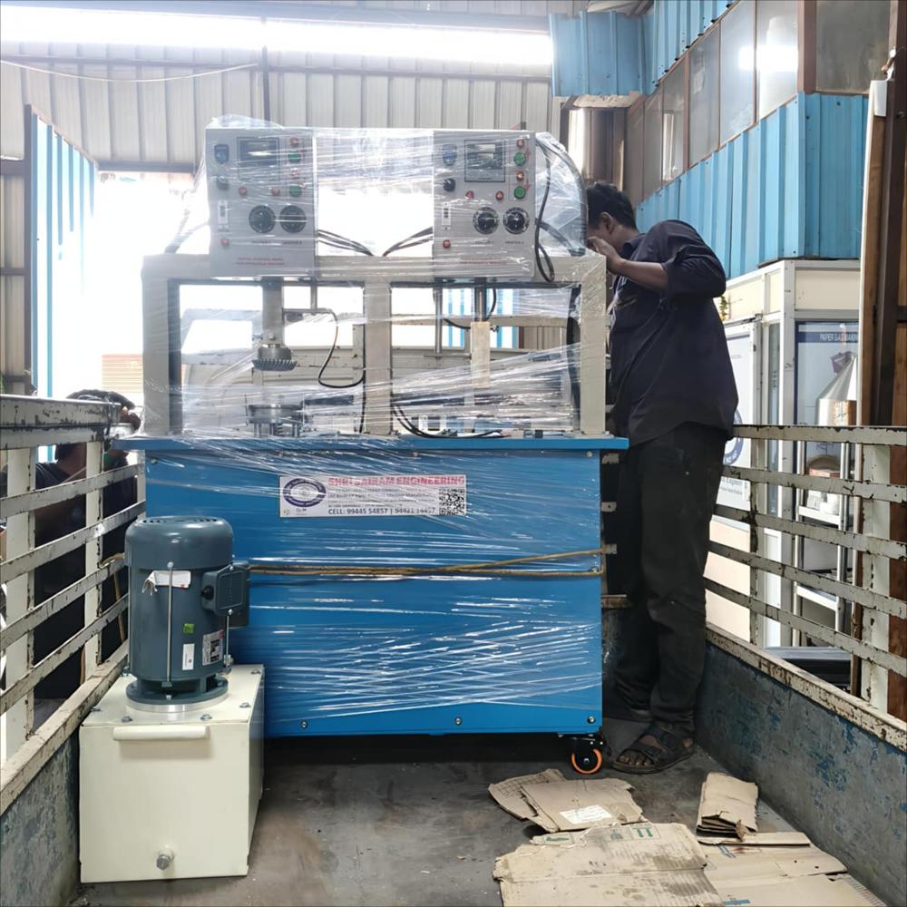 Double Dye Paper Plate Making Machine