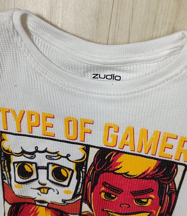 Boys Long Sleeve Waffle T-Shirt