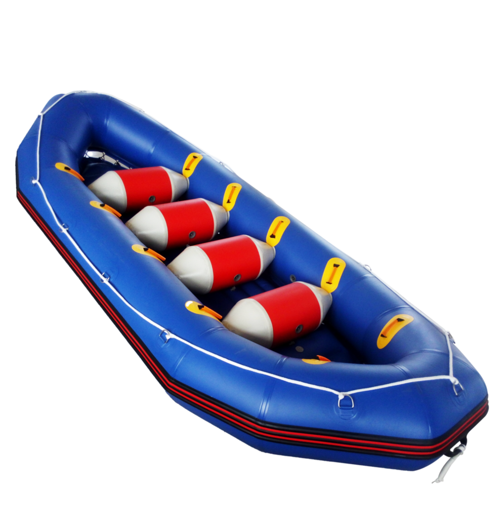 Inflatable Raft Boat - Color: Blue/white