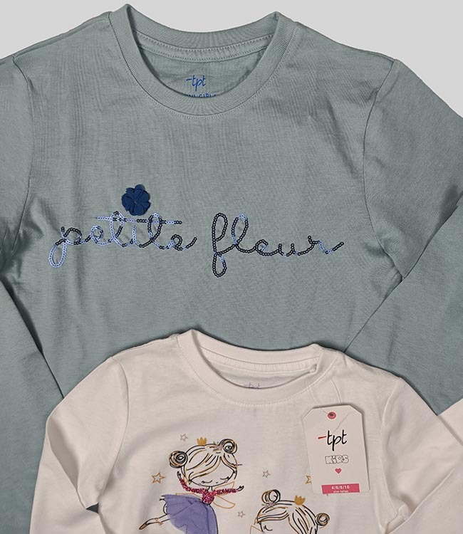 Girls Long Sleeve Tops