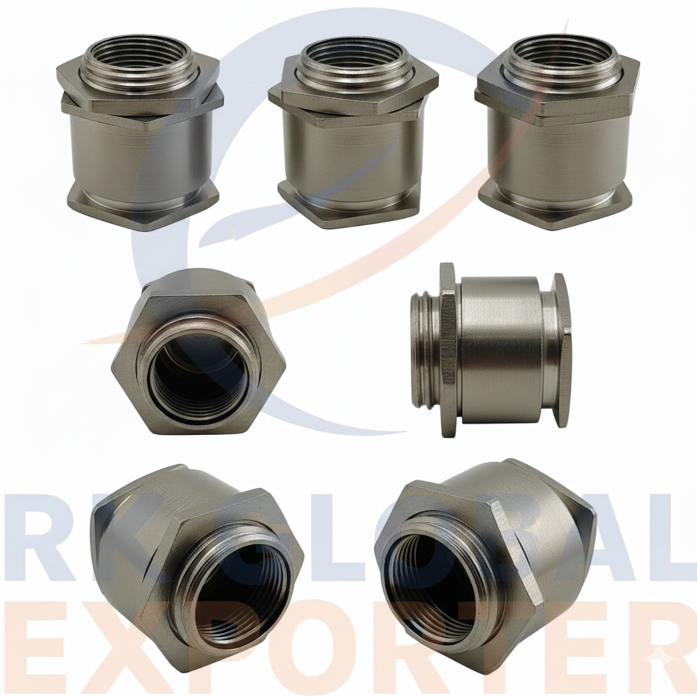 63 Mm Single Compression Brass Cable Glands - Color: Sliver