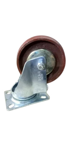 Swivel Ci Casters Wheels - Color: Red And Silver