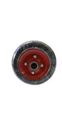 8 Inch Generator Rubber Caster Wheels - Color: Black
