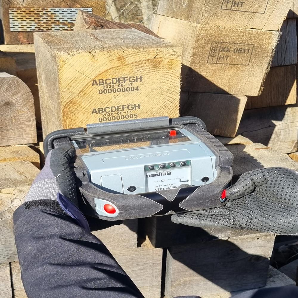 Portable Qr Code Printer For Timber Traceability - Color: Black