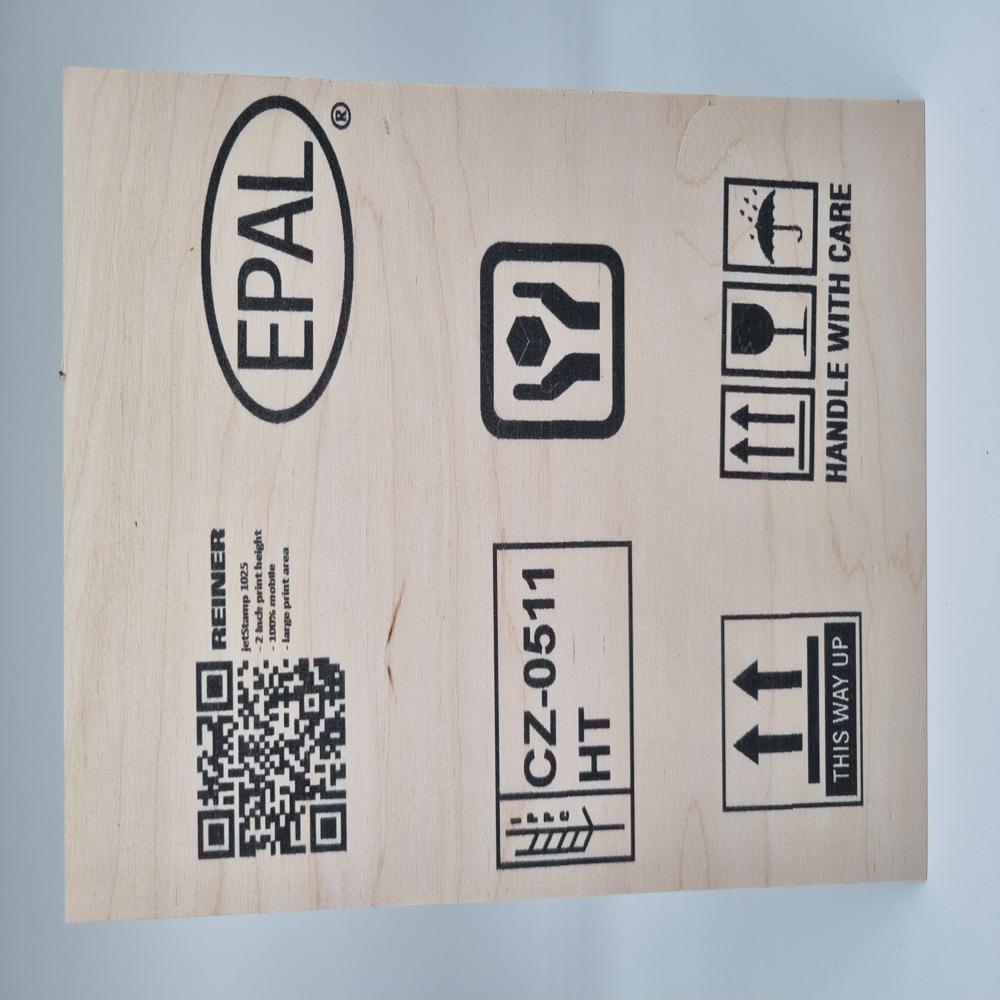 Portable QR code printer for timber traceability