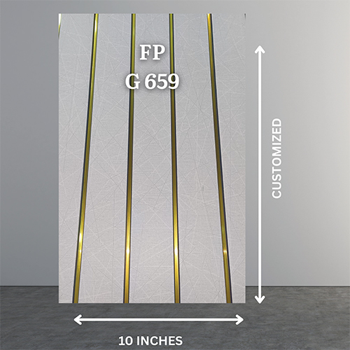 FP G659 10 Inch PVC Golden Line Flute Wall Panel