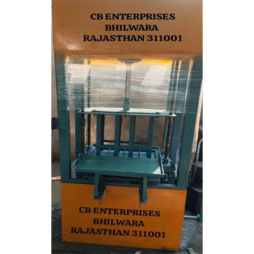 Manual Vibrating Hydraulic 4 Brick Making Machine - Capacity: 10 Ton