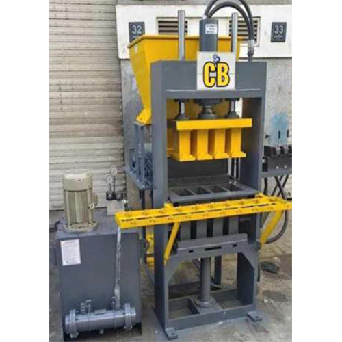 Three Cylinder Liver Operating 4 Brick Making Machine - Color: Customised