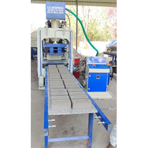 Automatic Hydraulic High Pressure With Hiigh Vibrating Machine - Color: Blue