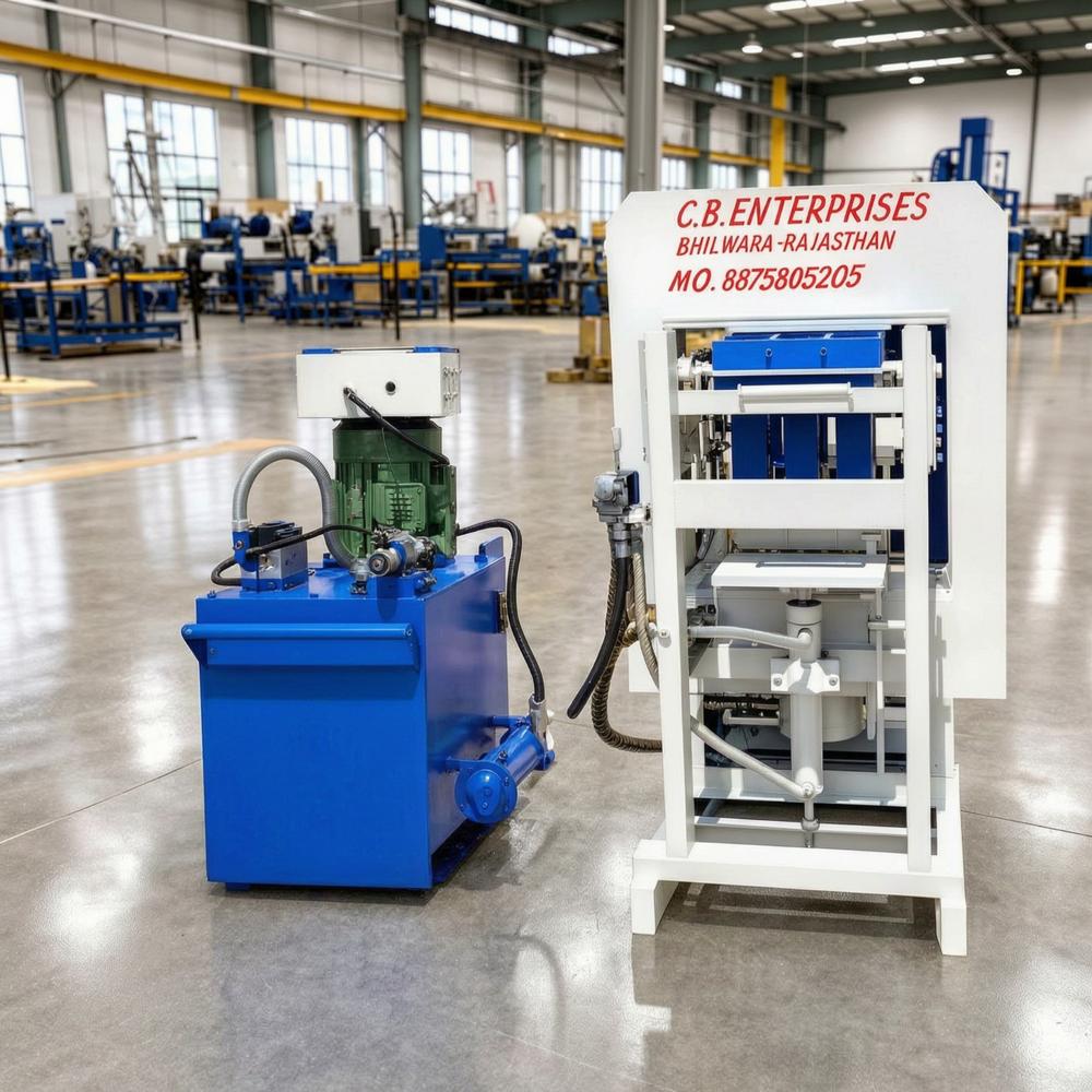 Hydraulic Pressure 6 Brick Making Machine - Capacity: 100 Ton