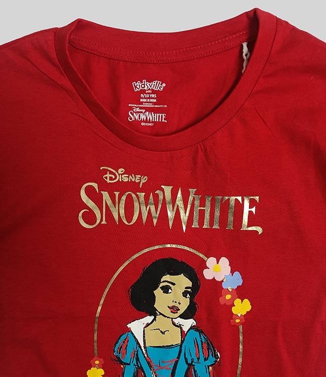 Girls Foil Printed Top