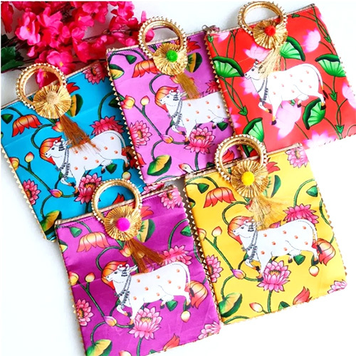 Indian Pichwai Gifting Bag - Color: Multicolor
