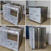 Stainless Steel Sink Corner Cabinet - Counter Top Size: Rectangle