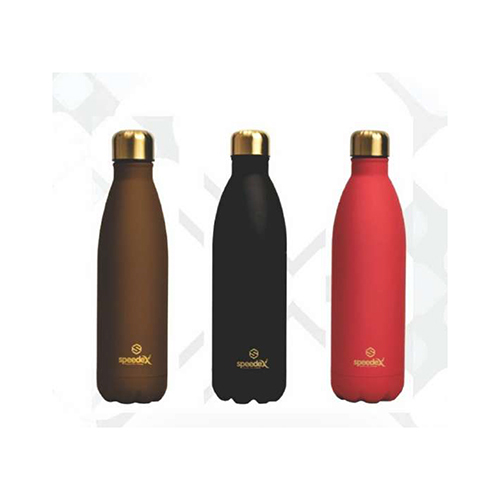 Gbi-4220 Elite Gold Double Wall Water Bottle - Capacity: 350 Milliliter (Ml)
