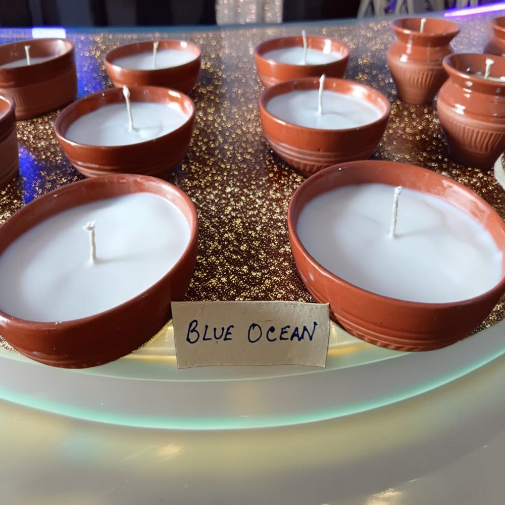 Terracotta Jar Candle - Color: Natural
