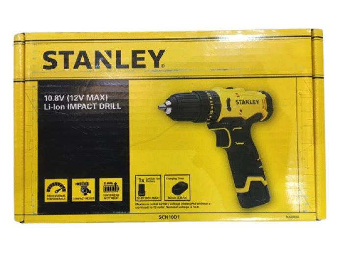 Stanley Chordless Impact Drill - Battery Capacity: 1.5 Ah Li - Ion Ampere-hour  (ah)