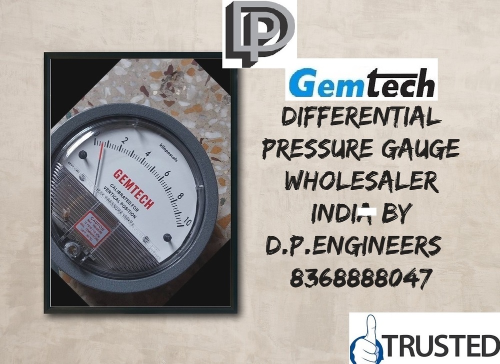 Hojiwala Industrial Estate Surat FOR GEMTECH I DIFFERENTIAL PRESSURE GAUGE