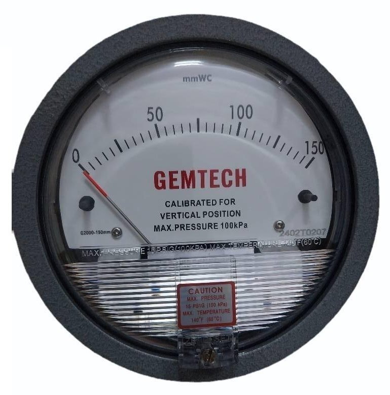 GEMTECH Differential Pressure Gauge From Dalia Industrial Area Mumbai Maharashtra India