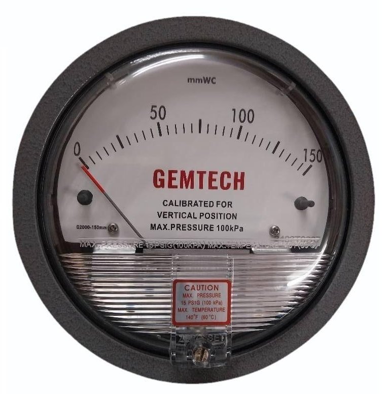GEMTECH Differential Pressure Gauge From Dalia Industrial Area Mumbai Maharashtra India