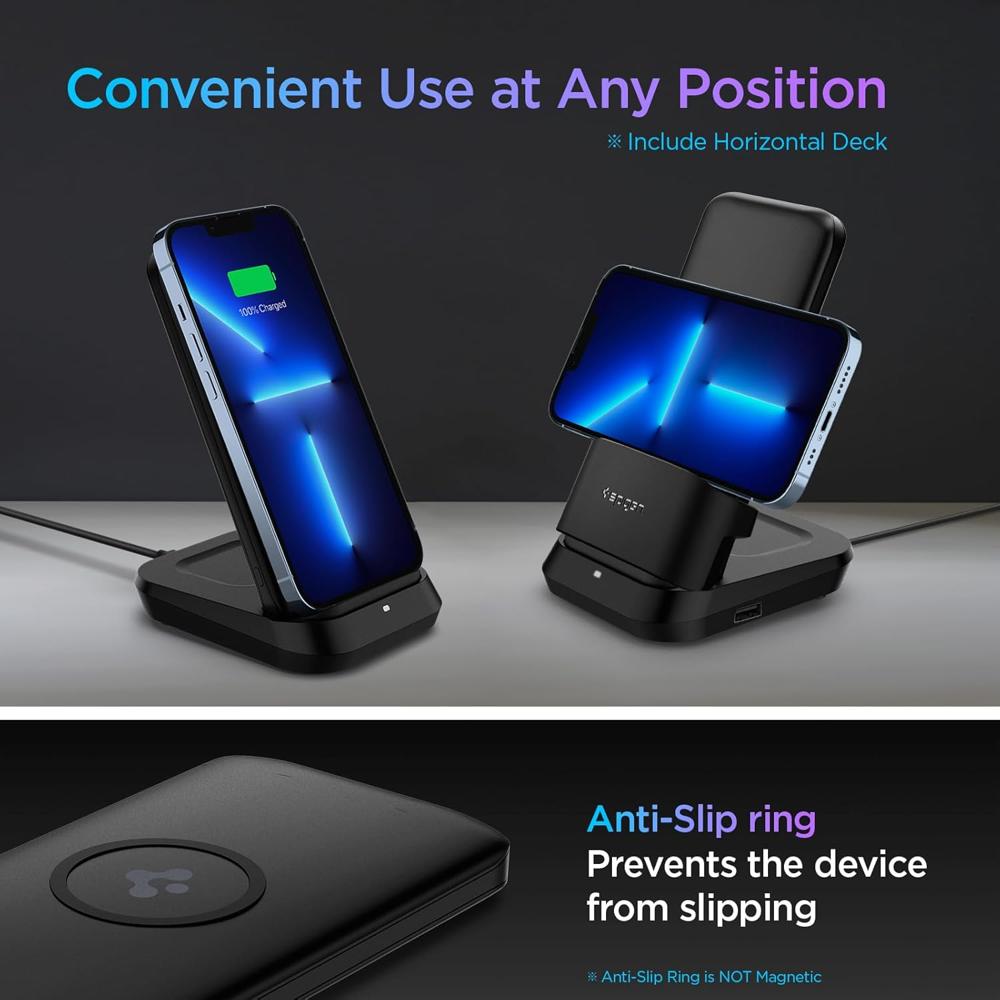 Spigen ArcPack 10000mAh Power Bank, PD3.0- Black