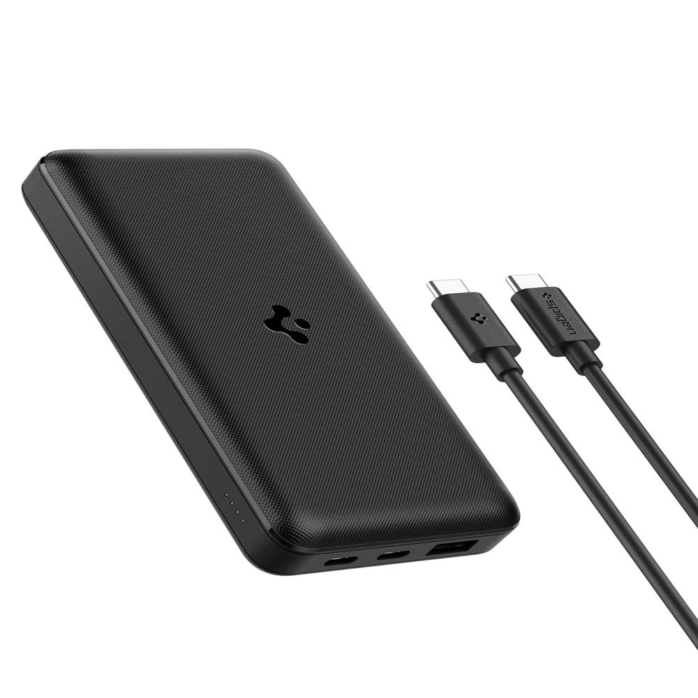 Spigen ArcPack 20000mAh Power Bank, PD3.0- Black