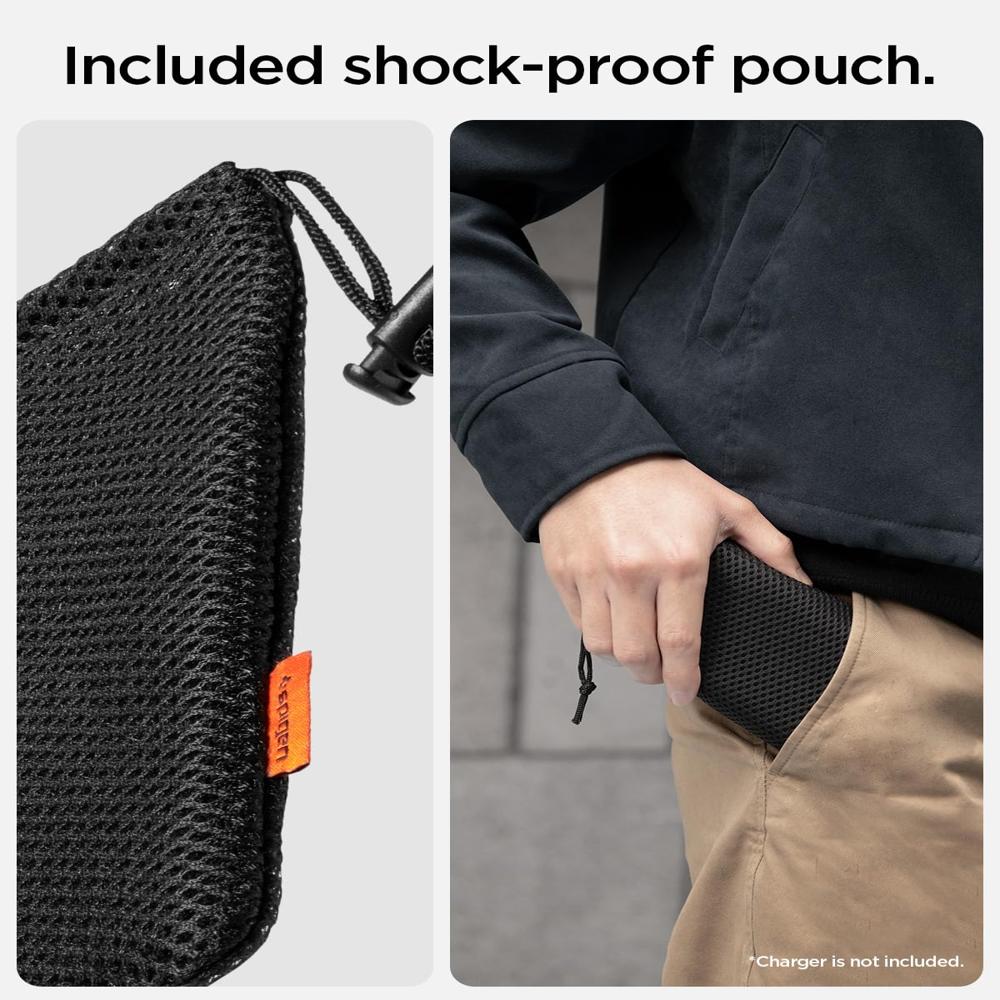 Spigen ArcPack 30000mAh Power Bank, PD3.0- Black