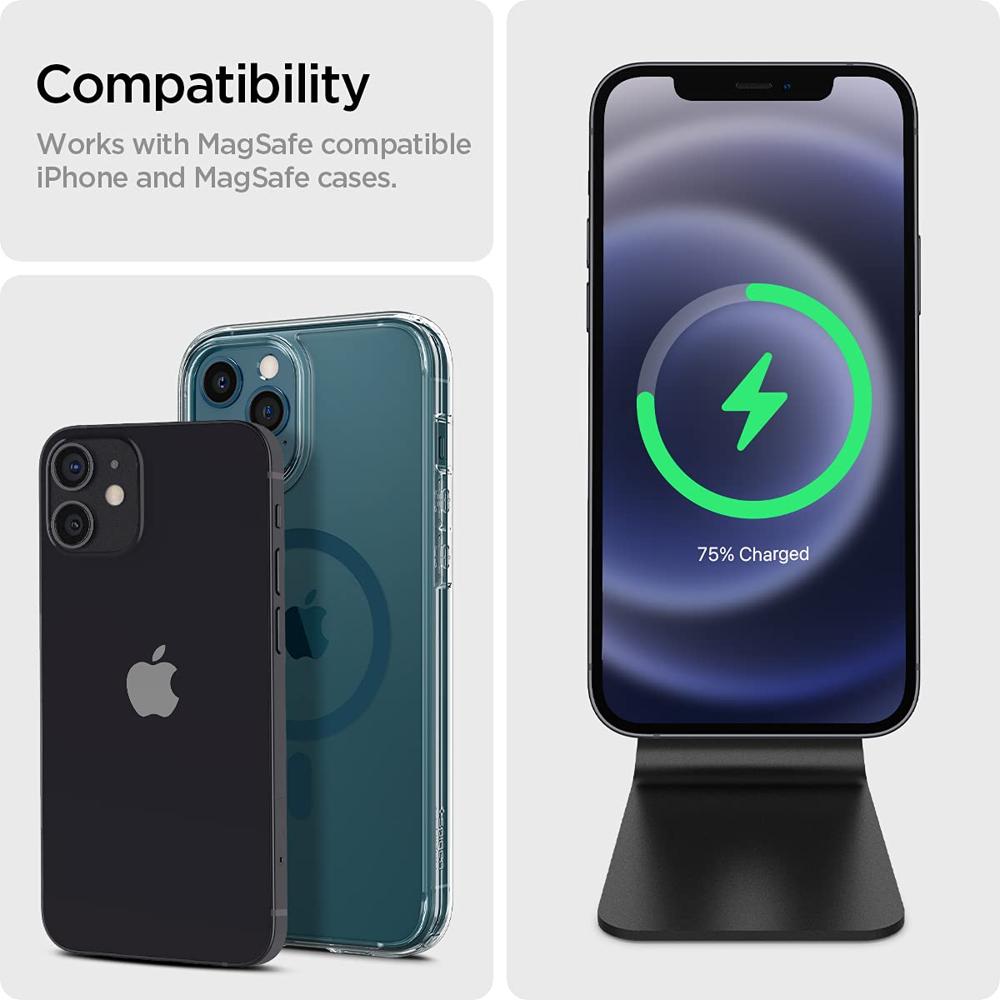 Spigen Magnetic Stand Compatible With Iphone - Color: Black
