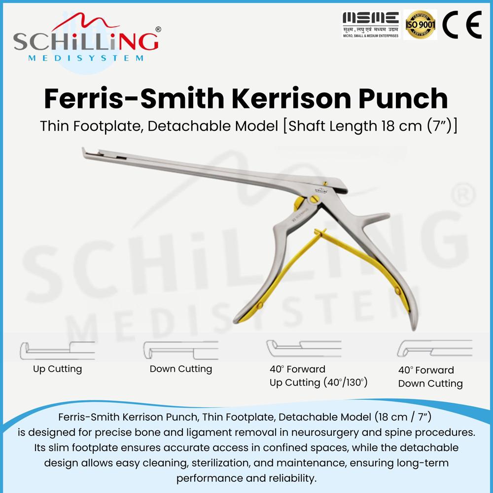 Schilling Ferris-smith Kerrison Punch Detachable Model - Application: Hospital