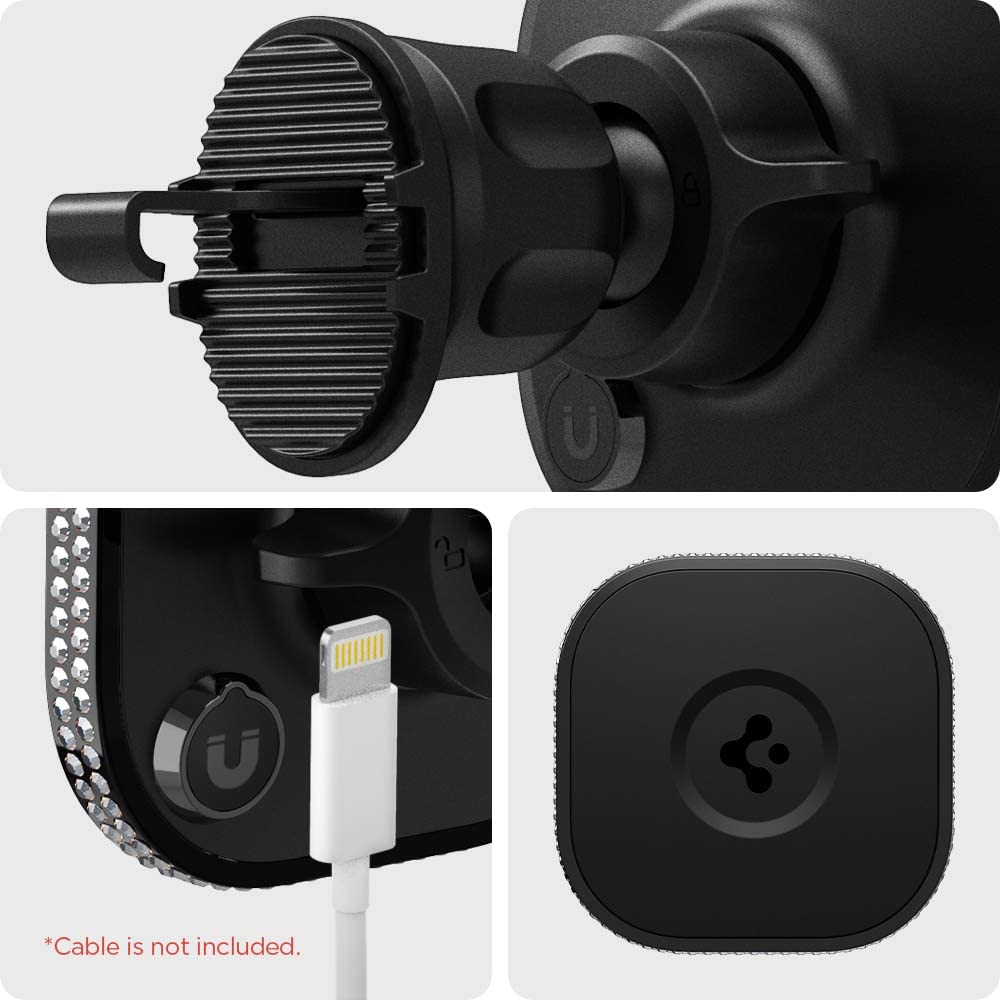 Spigen for MagSafe Air Vent Car Mobile Holder- Black