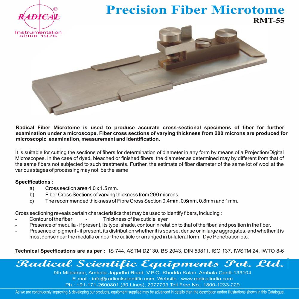 Precision Fiber Microtome RMT-55