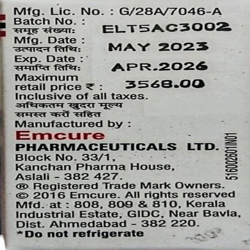 Encicarb 500 mg Injection
