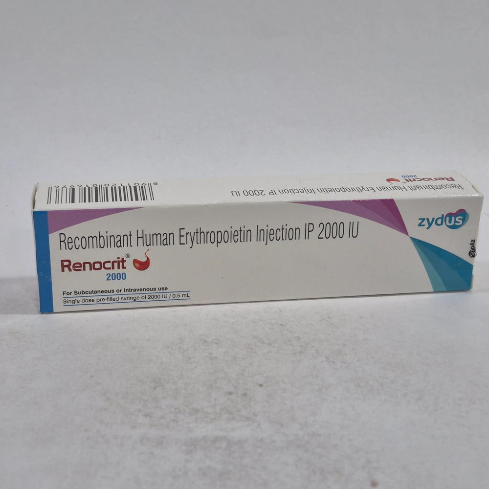 Renocrit Erythropoietin 2000 Iu Injection - Storage Instructions: Store At 2A C - 8A C (Refrigerate)