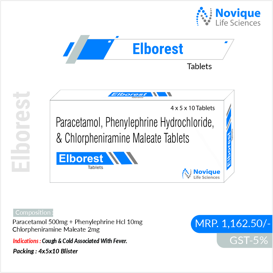 Paracetamol 500 Mg + Phenylephrine Hcl 10 Mg + Chlorpheniramine Maleate 2 Mg