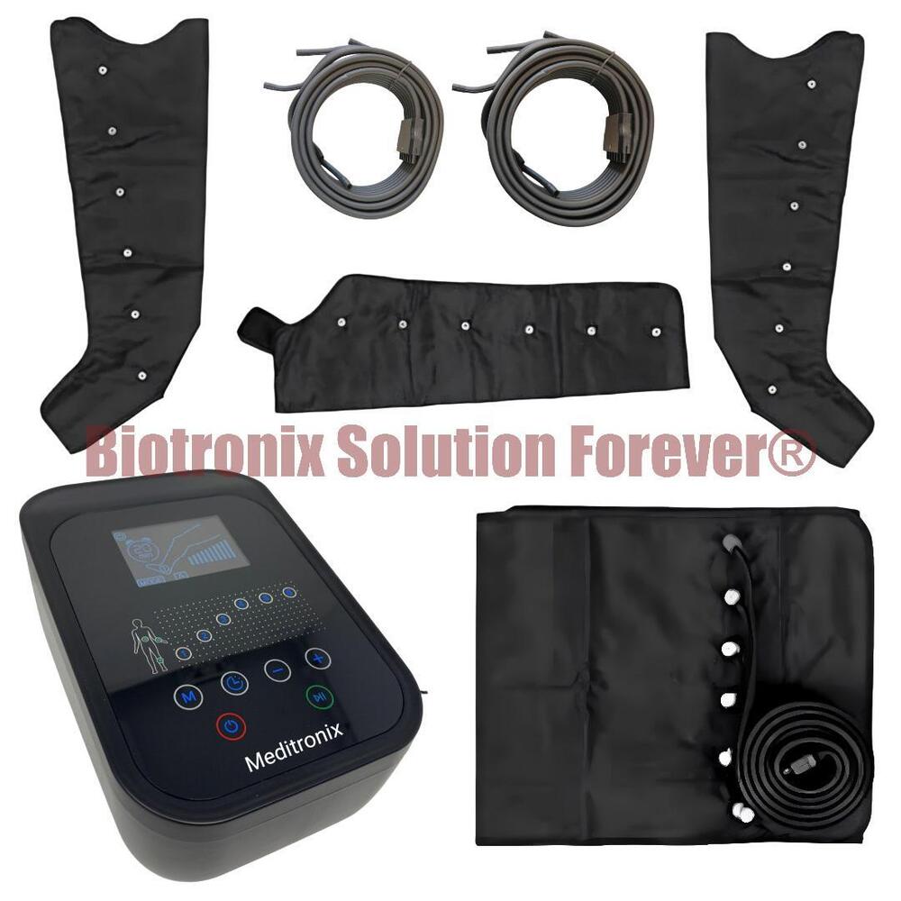 Clinical Grade 6 Chamber DVT Pump with Leg Extensions, Waist & Arm Sleeves