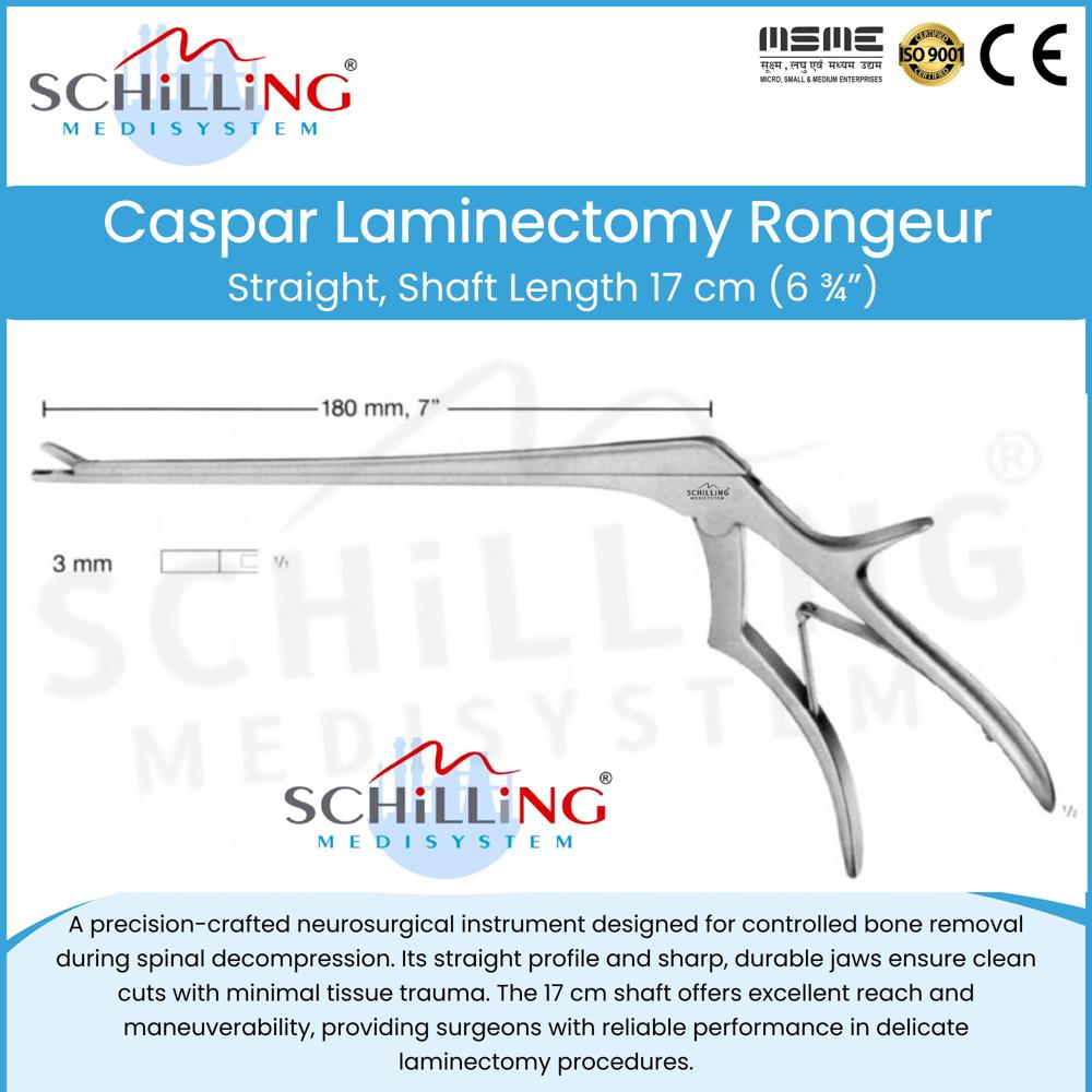 Schiiling Caspar Laminectomy Rongeur Straight,