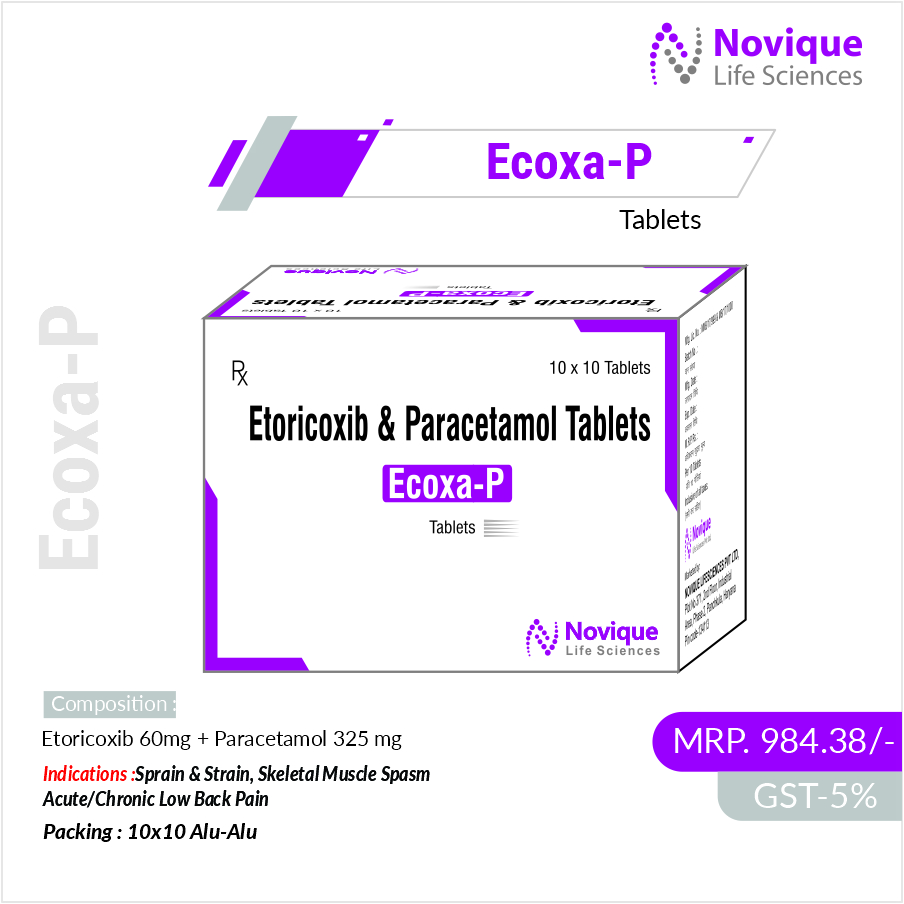 Etoricoxib 60 Mg + Paracetamol 325 Mg