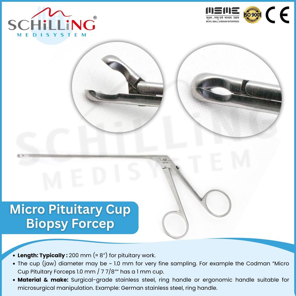 Schilling Micro Pituitary Cup Biopsy Forcep - Application: Hospital