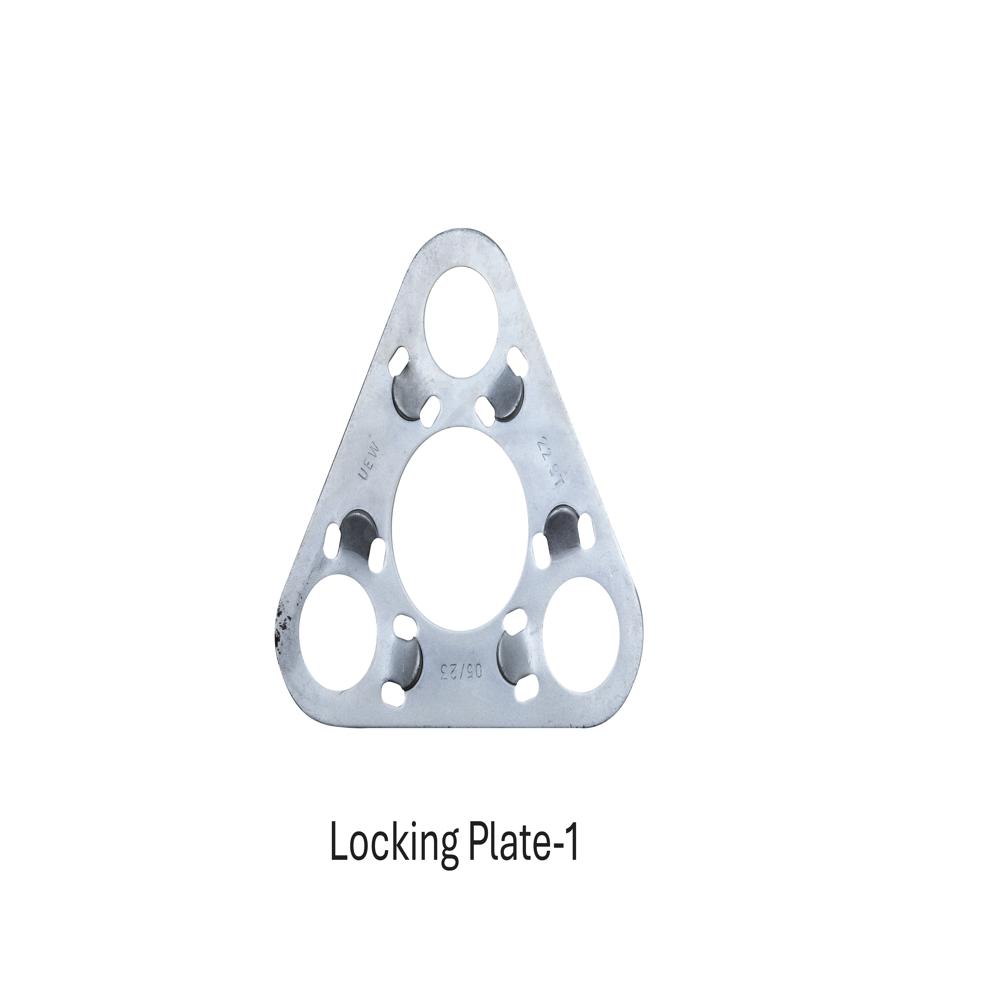Locking Plate - Color: Silver