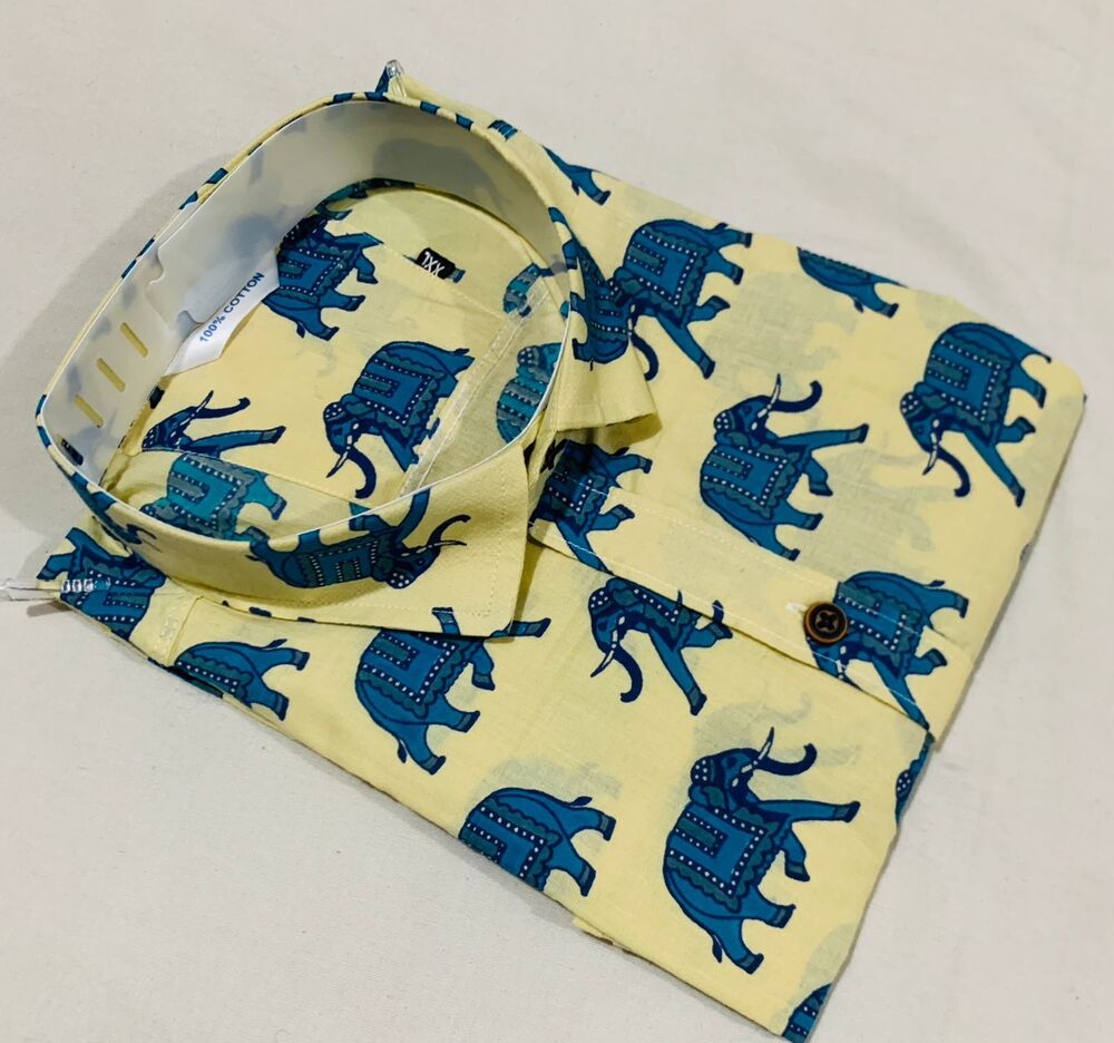 Sanganeri Cotton Printed Shirts