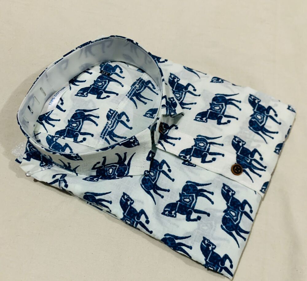 Sanganeri Cotton Printed Shirts