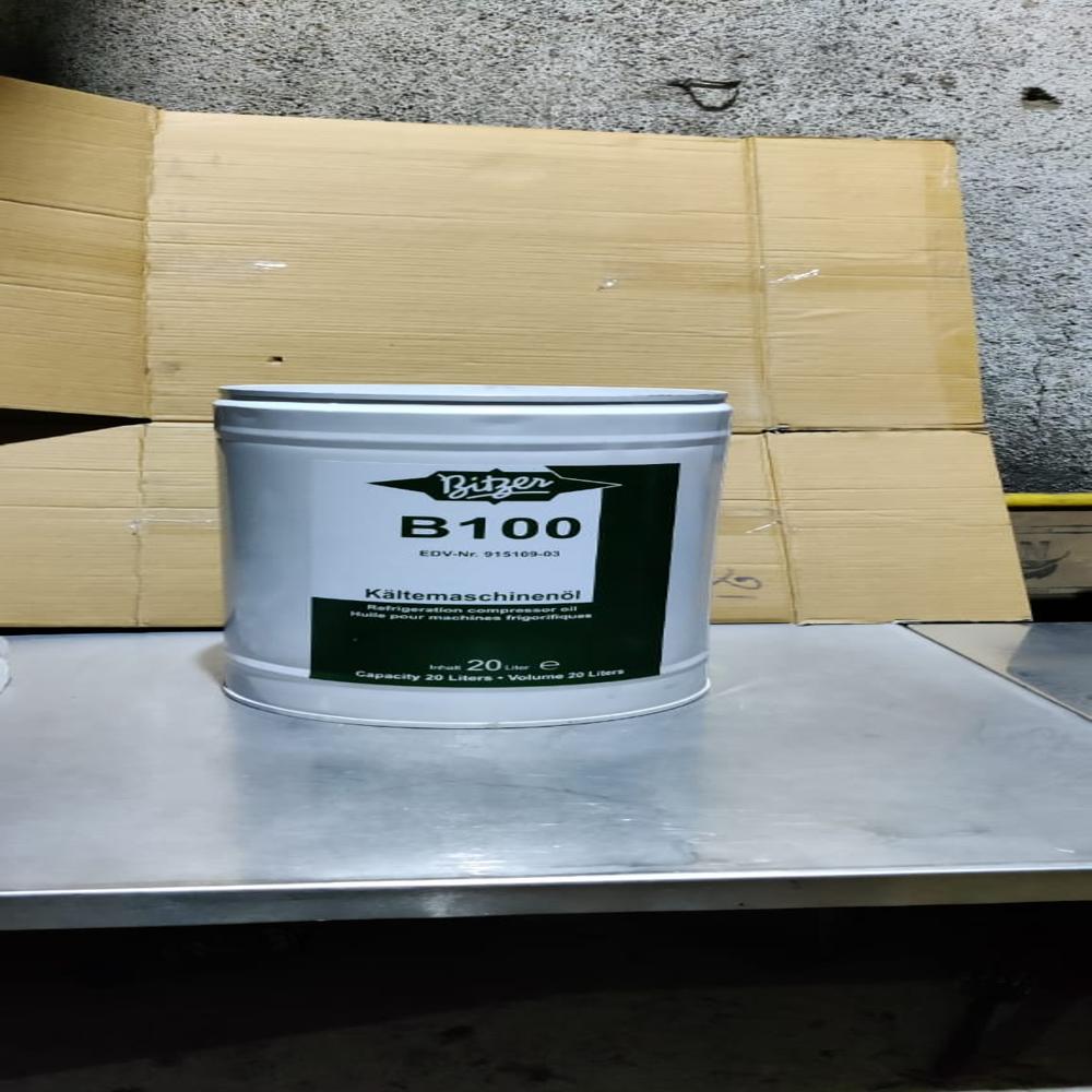 B100 Refrigerator Compressor Oil - All Size, Reciprocating Type | 1 Year Warranty, Suitable For Various Applications