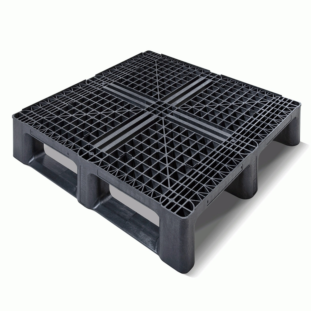 100x1100x120mm Black Plastic Pallets