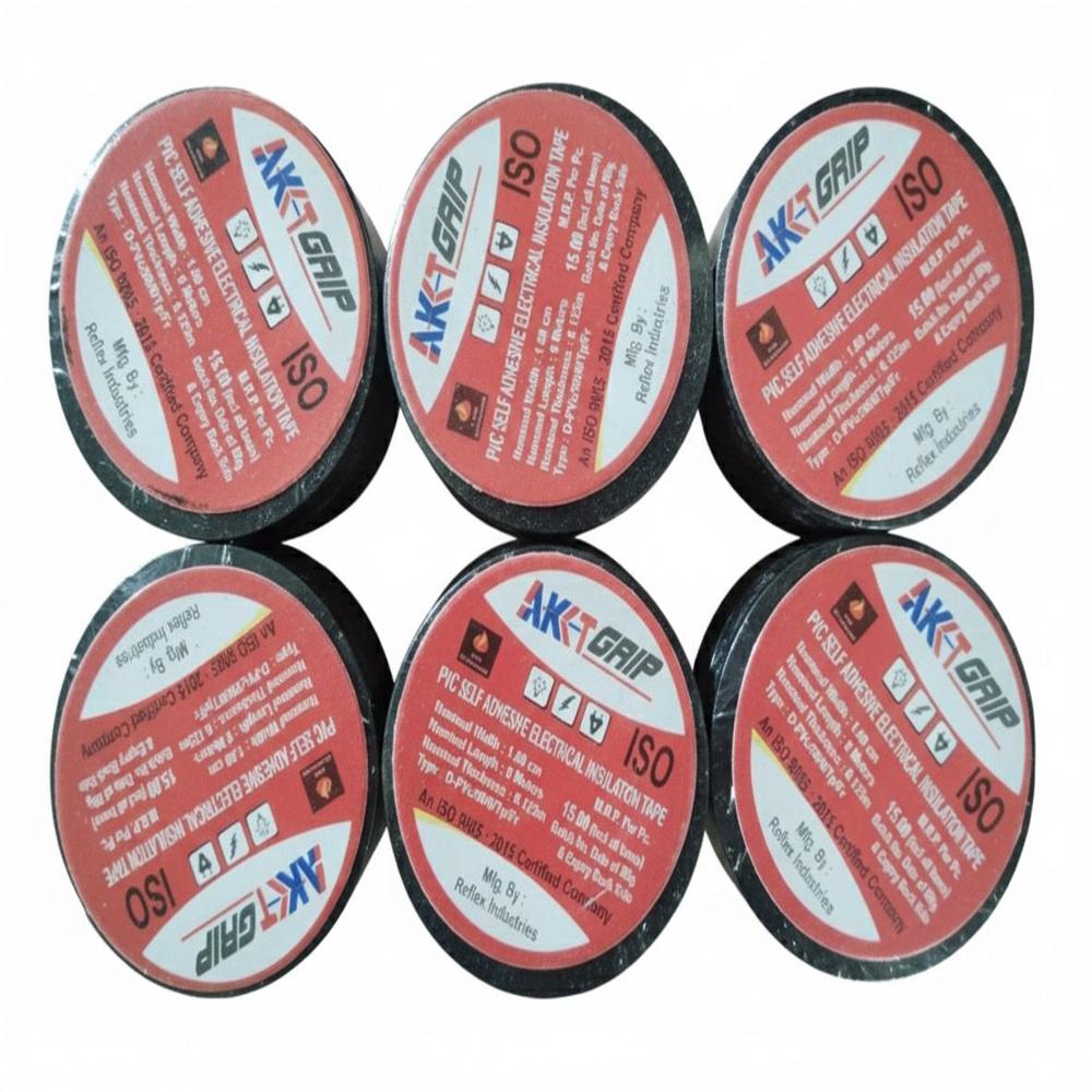 Akt Grip Pvc Insulation Tape - Color: Multi Coloured