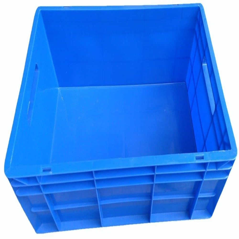 Blue Plastic Storage Crate - Load Capacity: 50 L Kilograms (Kg)