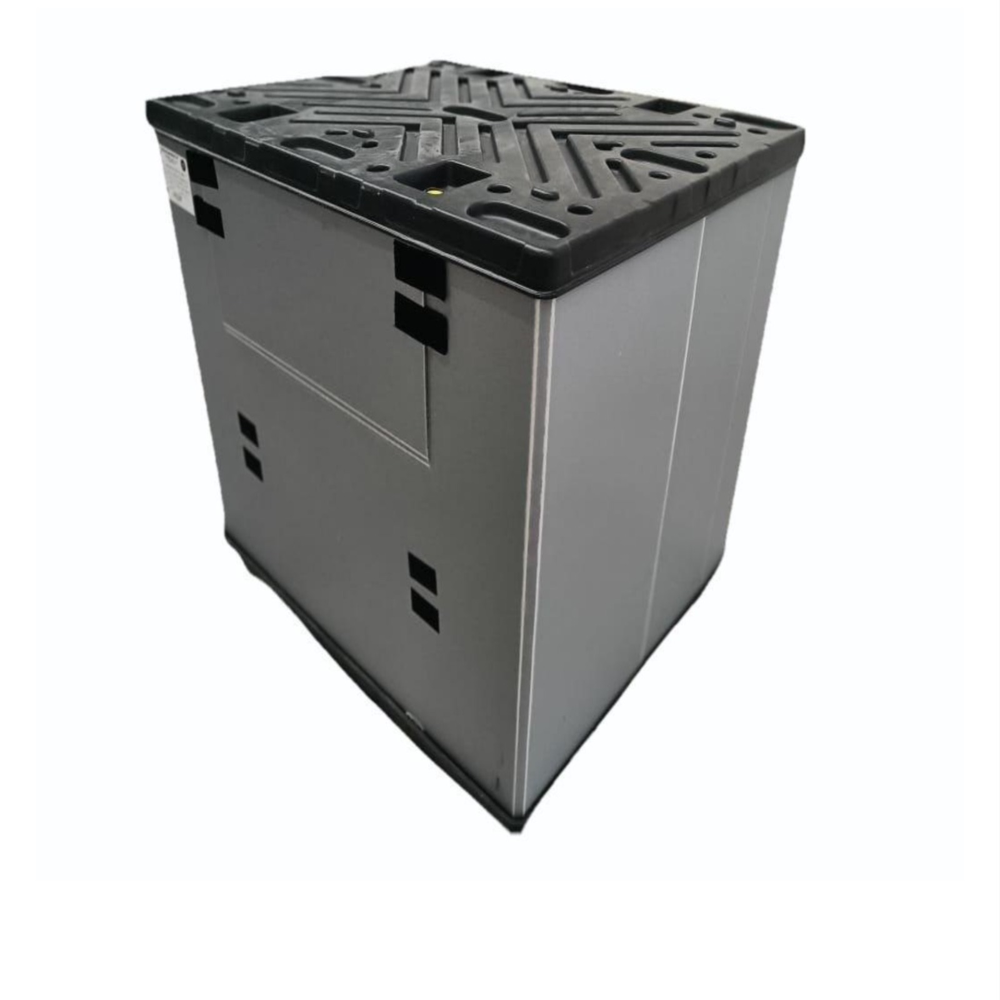 Flc Foldable Plastic Pallet Box - Color: Grey