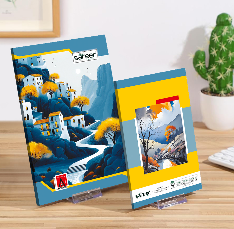 132 Pages Long Book - Binding: Stapler